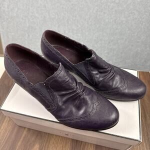 Pesaro Devon Women's Shoes Pumps Wingtip Purple Size 8